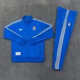 2026-27 Mens Real Madrid  Fancy blue Jacket Tracksuit