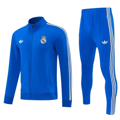 2026-27 Mens Real Madrid  Fancy blue Jacket Tracksuit