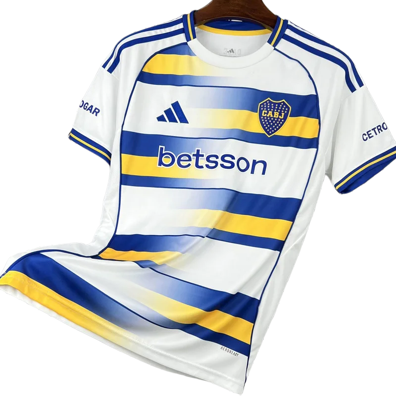 2025-26 Mens Boca Juniors Four away Fans Soccer Jersey