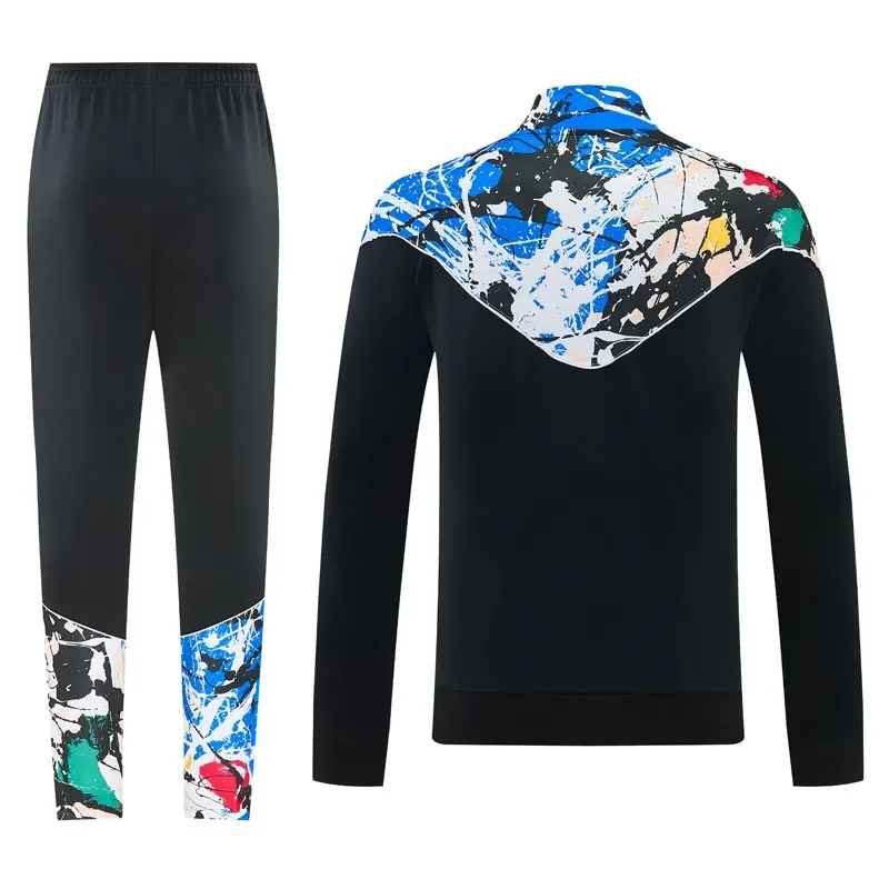 2026-27 Mens Manchester United Black blue Jacket Tracksuit  #01