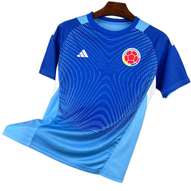 2026-27 Colombia Blue Goalkeeper Fans Soccer Jersey