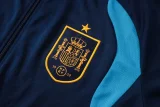 2026-27 Spain Royal blue Jacket Tracksuit  #A26019