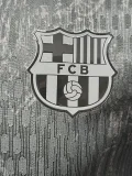 2025-26 Mens Barcelona Grey Black Special Edition Player Version soccer Jersey