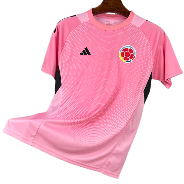 2026-27 Colombia Pink Goalkeeper Fans Soccer Jersey