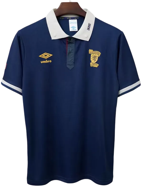 1989-1991 Scotland Home Retro Soccer Jersey