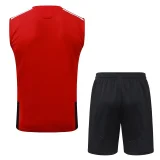 2026-27 Mens Arsenal red vest Training Short Suit  #D26018