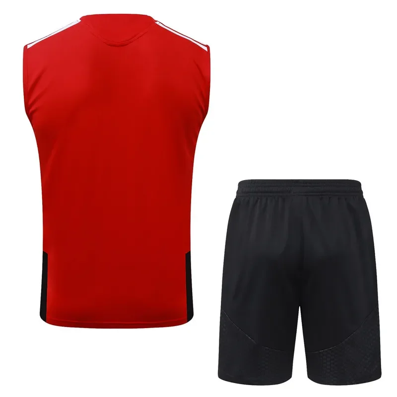 2026-27 Mens Arsenal red vest Training Short Suit  #D26018