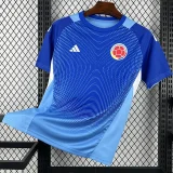 2026-27 Colombia Blue Goalkeeper Fans Soccer Jersey