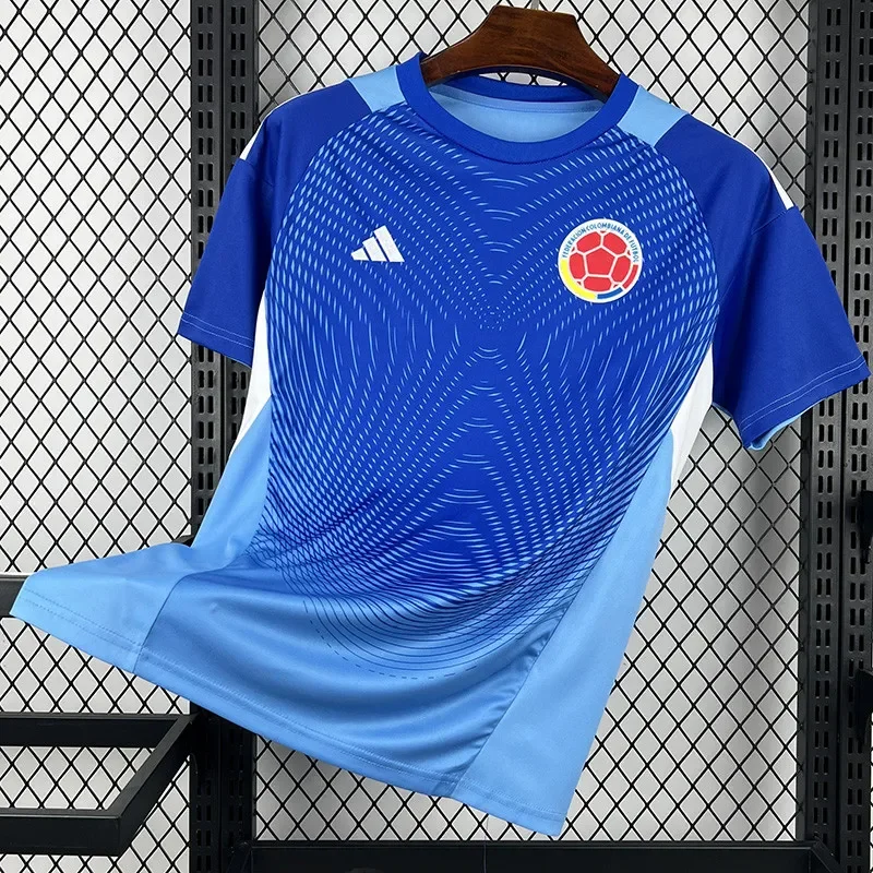 2026-27 Colombia Blue Goalkeeper Fans Soccer Jersey
