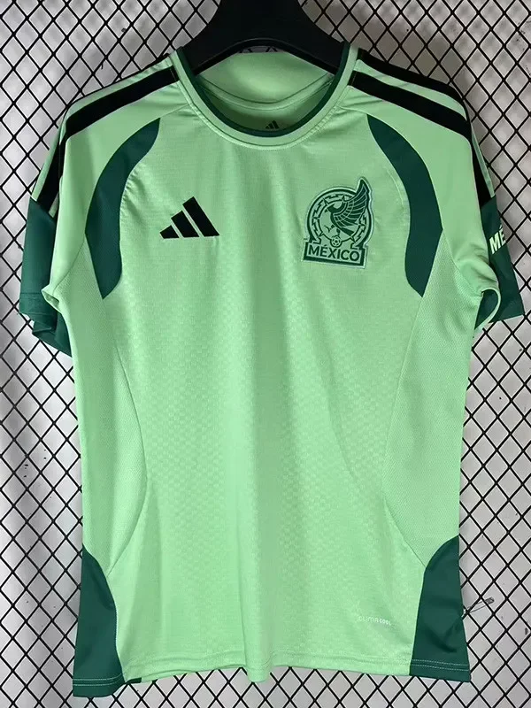 2026-27 Mexico Fluorescent Green Soccer Jersey