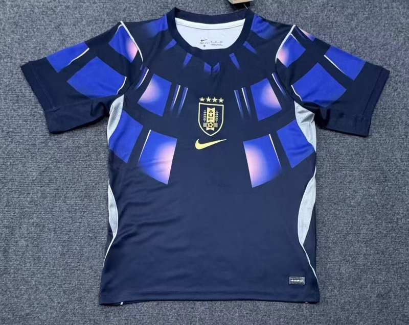 2026-27 Mens Uruguay away blue Soccer Jersey