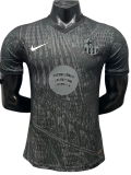 2025-26 Mens Barcelona Grey Black Special Edition Player Version soccer Jersey