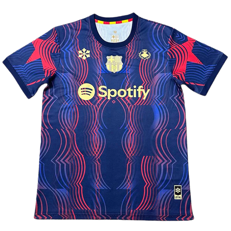 2025-26  Barcelona Blue Red Training shirts
