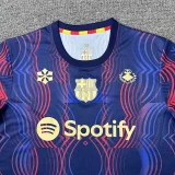 2025-26  Barcelona Blue Red Training shirts
