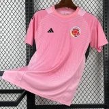 2026-27 Colombia Pink Goalkeeper Fans Soccer Jersey