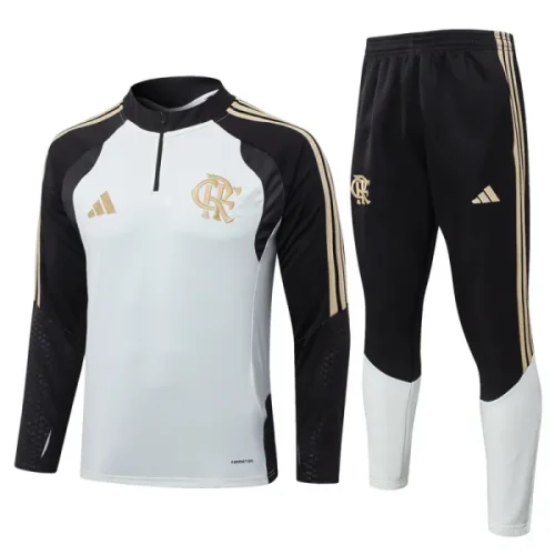 2026-27 Flamengo  Beige Half Pull Tracksuit #B26021