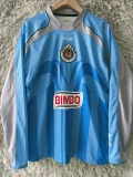 2006-2007 Chivas Guadalajara Blue Goalkeeper Long Sleeve Soccer Jerse