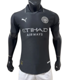 2025/26 Mens Manchester City black Player version away  soccer Jersey