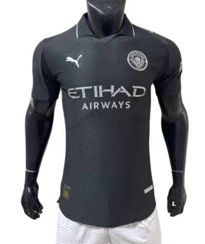 2025/26 Mens Manchester City black Player version away  soccer Jersey