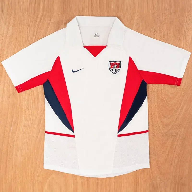 2002 USA United States Home Retro Soccer Jersey