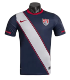 2002 Mens Retro USA United States  blue soccer Jersey