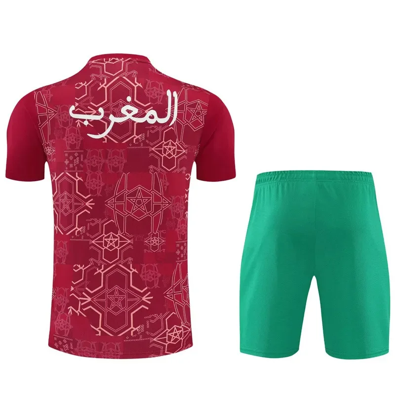 2025-26 Morocco Red Training Short Suit