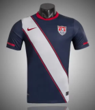 2002 Mens Retro USA United States  blue soccer Jersey