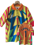 1998 Mexico Campos #1 GoalKeeper Retro Soccer Jersey