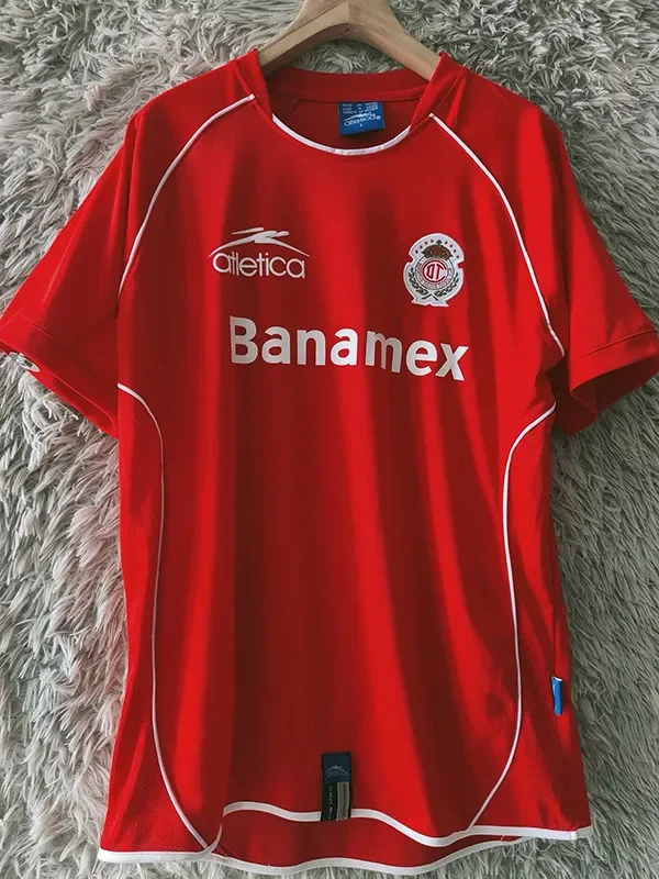2005-2006 Toluca Home Retro Soccer Jersey