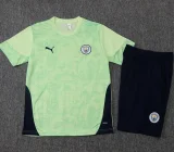 2025-26  Mens Manchester City Light green Training Short Suit #D25268
