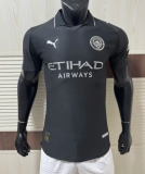 2025/26 Mens Manchester City black Player version away  soccer Jersey