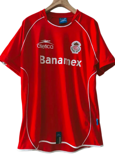 2005-2006 Toluca Home Retro Soccer Jersey