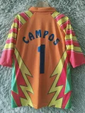 1998 Mexico Campos #1 GoalKeeper Retro Soccer Jersey