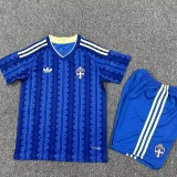 2026-27 Kids Sweden Away  Soccer Jersey