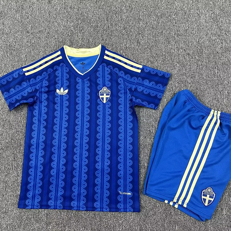 2026-27 Kids Sweden Away  Soccer Jersey