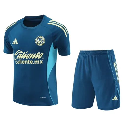 2025-26 Club America Lake blue Training Short Suit