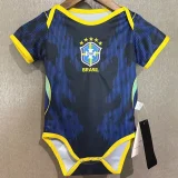 2026-27 Brazil away Baby Infant Crawl Suit