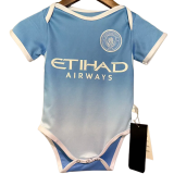 2026-27 Manchester City Home Baby Infant Crawl Suit