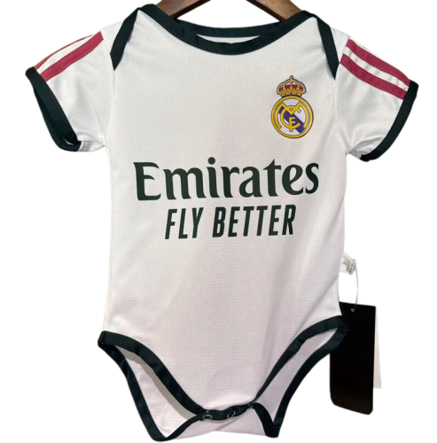 2026-27  Real Madrid Home Baby Infant Crawl Suit