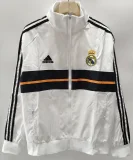 2013-2014 Real Madrid White Retro Windbreaker