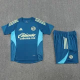 2025-26 Club America Lake blue Training Short Suit