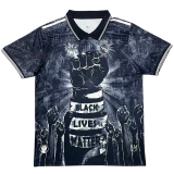 2025-26 Real Madrid Black Special Edition Polo Soccer Jersey