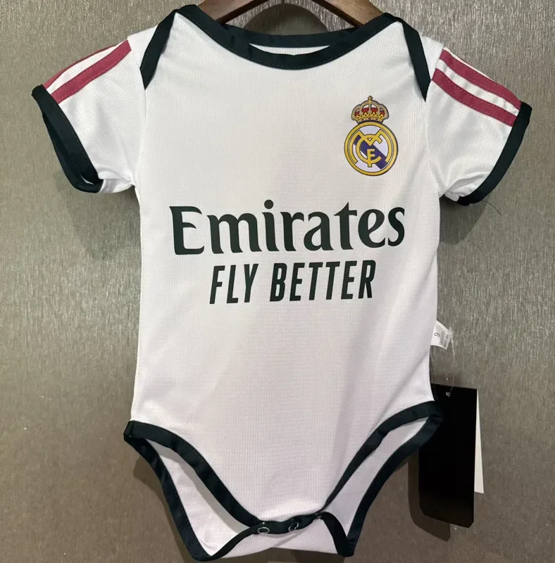2026-27  Real Madrid Home Baby Infant Crawl Suit