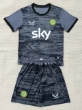 2026-27  Kids Ireland Gray Goalkeeper Soccer Jersey