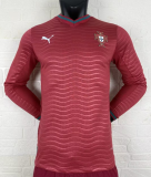 2026 Mens Portugal home red Player long sleeve Soccer Jersey