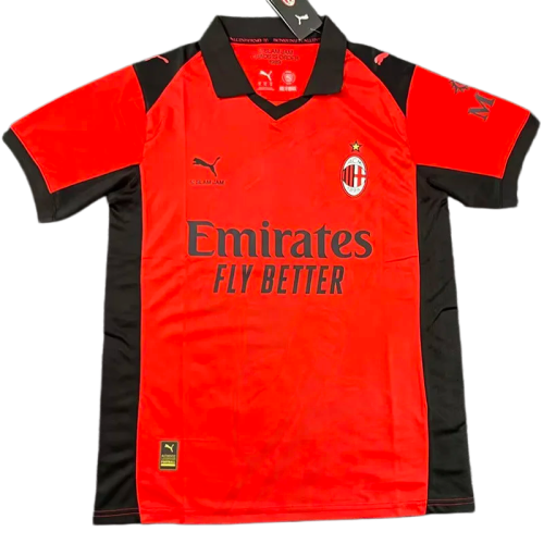 2026-27 Mens AC Milan Fourth away red soccer Jersey