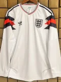 1990 England Retro Special Edition Long Sleeve Soccer Jersey