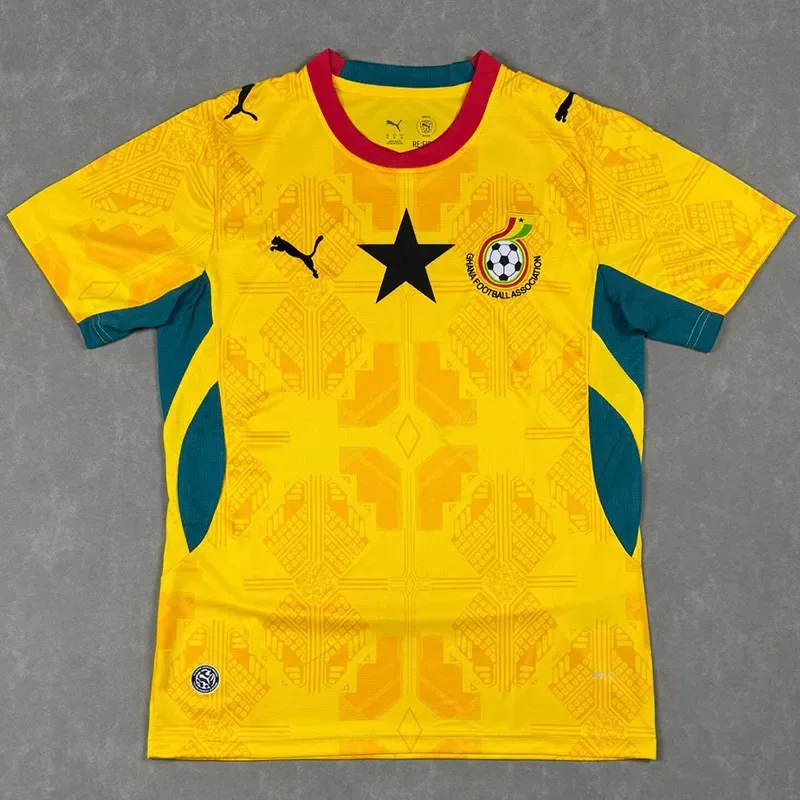 2026-27 Ghana Away Yellow Fans Soccer Jersey