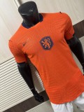 2026-27  Mens Netherlands home Player  orange soccer jersey