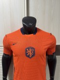 2026-27  Mens Netherlands home Player  orange soccer jersey